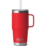 YETI Rambler Pipetli Kupa (750 mL)-Rescue Red