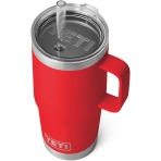 YETI Rambler Pipetli Kupa (750 mL)-Rescue Red