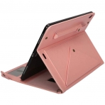 YGoal Samsung Galaxy Tab S6 Deri Standl Klf (10.5 in)-Pink