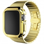 YINGHU Apple Watch Paslanmaz elik Kay ve Bumper (40mm)-Gold