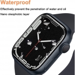 YMHML Apple Watch Series 9/8/7 Ekran Koruyucu (41mm)(4 Adet)-Matte Black
