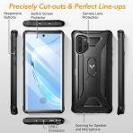 YOUMAKER Galaxy Note 10 Plus Kickstand Klf (MIL-STD-810G)-Black