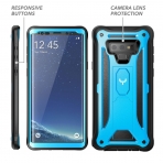 YOUMAKER Galaxy Note 9 Kickstand Klf (MIL-STD-810G)-Blue