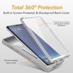 YOUMAKER Galaxy Note 9 Kickstand Klf (MIL-STD-810G)-White