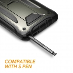 YOUMAKER Galaxy Note 9 Kickstand Klf (MIL-STD-810G)-Gun Metal