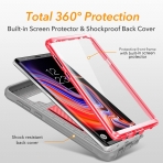 YOUMAKER Galaxy Note 9 Kickstand Klf (MIL-STD-810G)-Pink