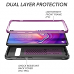 YOUMAKER Galaxy S10 Plus Kickstand Klf (MIL-STD-810G)-Purple