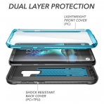 YOUMAKER Galaxy S9 Plus Kickstand Klf (MIL-STD-810G)-Blue