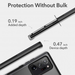 YOUMAKER Samsung Galaxy Note 20 Slim Fit Klf (MIL-STD-810G)-Black