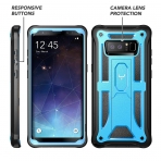 YOUMAKER Samsung Galaxy Note 8 Kemer Klipsli K�l�f (MIL-STD-810G)-Blue