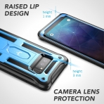 YOUMAKER Samsung Galaxy Note 8 Kemer Klipsli K�l�f (MIL-STD-810G)-Blue
