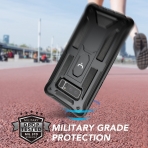 YOUMAKER Samsung Galaxy Note 8 Kemer Klipsli K�l�f (MIL-STD-810G)-Black