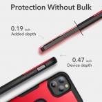 YOUMAKER iPhone 12 Mini Slim Fit Klf (MIL-STD-810G)-Red