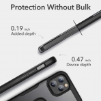 YOUMAKER iPhone 12 Pro Max Slim Fit Klf (MIL-STD-810G)-Black