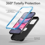YOUMAKER iPhone 12 Pro Max Slim Fit Klf (MIL-STD-810G)-Blue