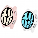 Yitkor Samsung Galaxy Watch 6 40mm Bumper Klf-Pink/White