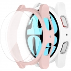 Yitkor Samsung Galaxy Watch 6 Ekran Koruyucu (44mm)-Pink/White