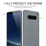 YockTec Samsung Galaxy Note 8 Deri Kapak Klf-Grey