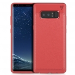 YockTec Samsung Galaxy Note 8 Deri Kapak Klf-Red