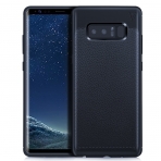 YockTec Samsung Galaxy Note 8 Deri Kapak Klf-Dark Blue  