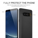 YockTec Samsung Galaxy Note 8 Deri Kapak Klf-Black
