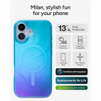 ZAGG Apple iPhone 17 Milan Snap Klf -Deep Aurora