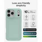ZAGG Apple iPhone 17 Pro Max Luxe Snap K�l�f-Green Serene Mint