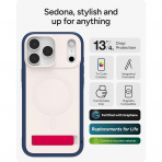 ZAGG Apple iPhone 17 Pro Max Sedona Snap K�l�f-Red Light 