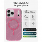 ZAGG Apple iPhone 17 Pro Milan Snap Klf -Pink