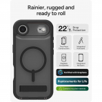 ZAGG Apple iPhone Air Rainier Klf-Smoke Black