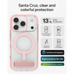 ZAGG Apple iPhone 17 Pro Santa Cruz Klf-Pink Sorbet