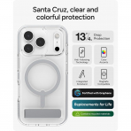 ZAGG Apple iPhone 17 Pro Santa Cruz Klf-Silver