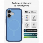 ZAGG Apple iPhone 17 Sedona Snap Klf-Blue Royal Ember
