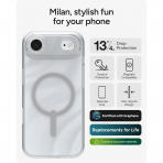 ZAGG Apple iPhone Air Milan Snap Klf -Silver