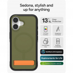 ZAGG Apple iPhone 17 Sedona Snap Klf-Green Sea Kelp