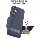 ZAGG Samsung Galaxy S25 Denali Kickstandl Klf-Navy Blue 