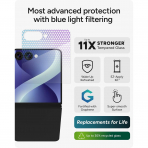 ZAGG Glass XTR5 Galaxy Z Flip 8 Uyumlu Ekran Koruyucu