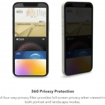 ZAGG InvisibleShield Serisi iPhone 14 Pro Max Privacy Ekran Koruyucu 