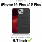 ZAGG Luxe Snap Serisi Apple iPhone 15 MagSafe Uyumlu Klf-Plum
