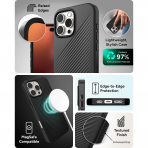 ZAGG Apple iPhone 16 Pro Max Luxe Snap Klf-Black
