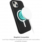 ZAGG Luxe Snap Serisi Apple iPhone 15 Plus MagSafe Uyumlu Klf-Clear