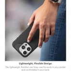 ZAGG Luxe Snap Serisi Apple iPhone 15 Pro MagSafe Uyumlu Klf-Black