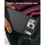 ZAGG Luxe iPhone 18 Pro Max K�l�f-Black
