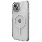 ZAGG Manhattan Snap Serisi Apple iPhone 15 MagSafe Uyumlu Klf-Clear