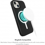 ZAGG Manhattan Snap Serisi Apple iPhone 15 Plus MagSafe Uyumlu Klf-Navy
