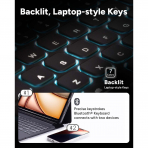 ZAGG Pro Keys iPad Air M2 Klavyeli Klf (13 in)
