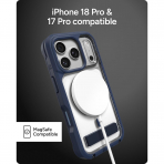 ZAGG Rainier iPhone 18 Pro Standl� K�l�f-Navy Blue