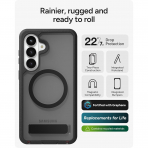 ZAGG Samsung Galaxy S26 Plus Rainier Snap K�l�f-Smoke Black