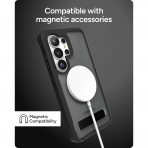 ZAGG Samsung Galaxy S26 Ultra Rainier Snap K�l�f-Smoke Black