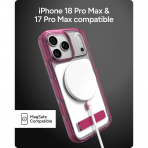 ZAGG Santa Cruz iPhone 18 Pro Max Standl� K�l�f-Raspberry Pink